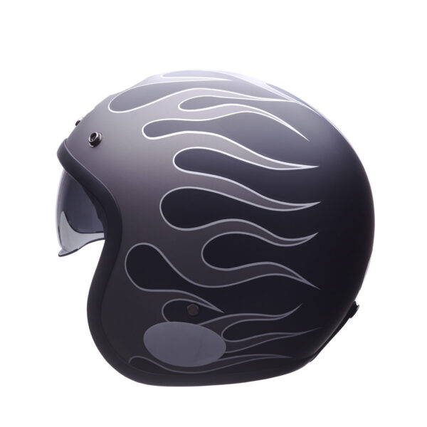 Capacete LUCCA On Fire Black Grey