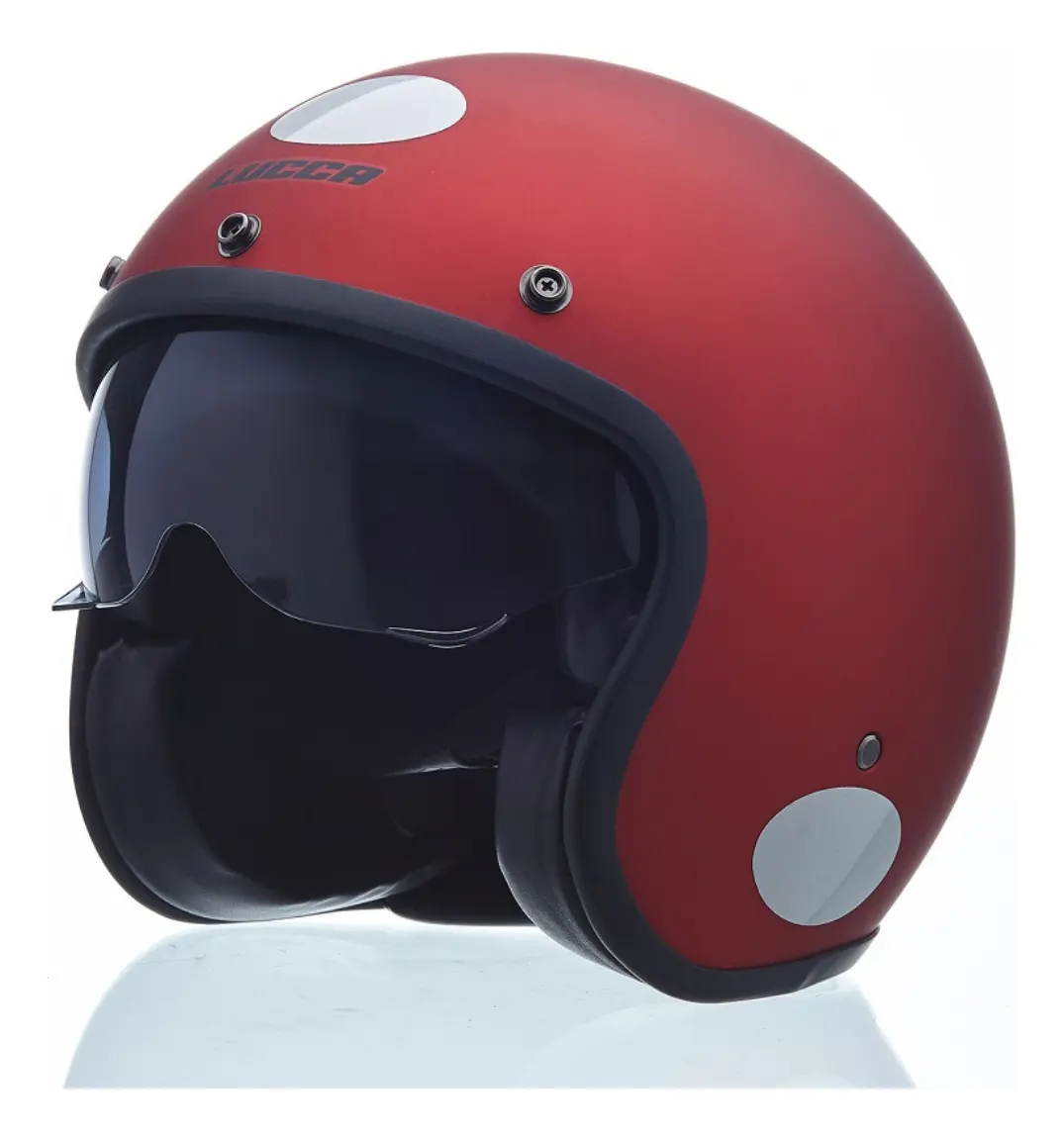 Capacete Lucca Sublime Cherry + Viseira Solar