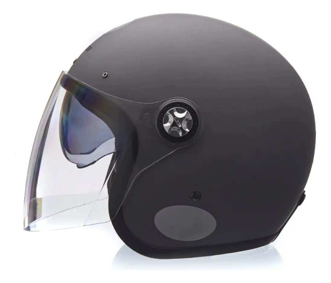Capacete Lucca Galaxy Matt Titanium Fosco